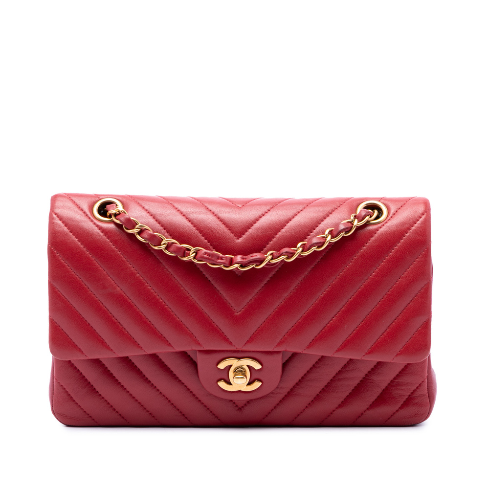 Pre-Loved Chanel Medium Classic Chevron Lambskin Double Flap